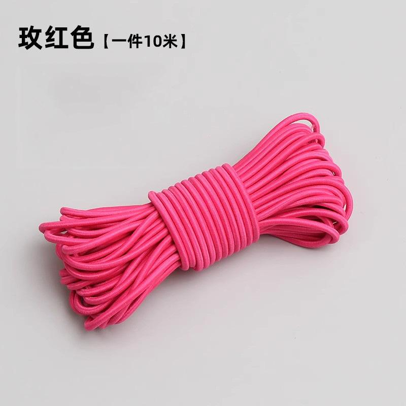Hohe elastische elastische Seil langlebiges rundes elastisches Band rundes Gummiband Rinderband Seil elastisches Verstellseil elastisches Drahtseil dünn