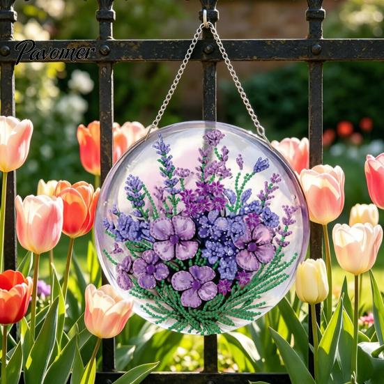 Rhinestone Wall Decor DIY Door Sign Kit, Halloween Pumpkin Flower Animal Pattern Office Art Kit Sign, Handmade Hanging Decoration Bedroom