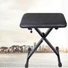 Tattoo Folding Stool Portable Microblading Beauty Salon Height Adjustable Metal PU Leather Stool