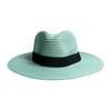 Panama straw hat sunscreen straw hat sunshade top hat seaside straw wide brim sun hat tourist beach hat
