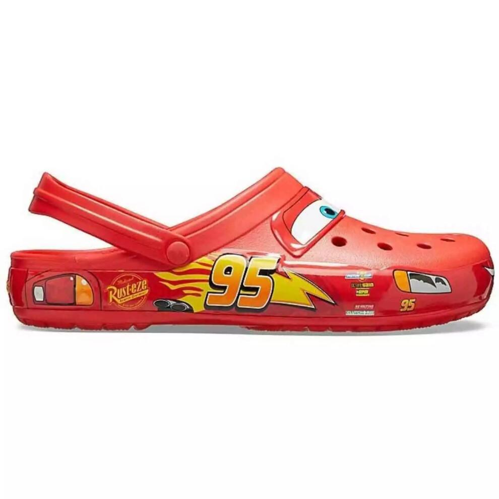 Zapatillas Crocs Rojas Nuevas Mcqueen Clog Cars Talla Hombre Mujer Zapatos Verano Playa