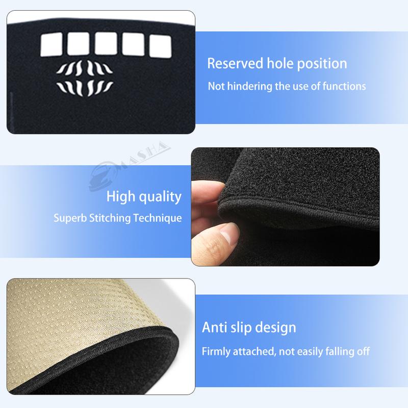 Car Dashboard Cover For Mazda 6 Atenza GJ GL 2018-    Pad Dash Mat SunShade Carpet Accessories Nonslip Protector