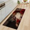 Christmas Kitchen Sand Carpet Doormat Long Floor Mat