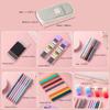 School Set Pencil Case Highlighter Pen Eraser Gel Pen School Accessories Set for Classroom and Office Use