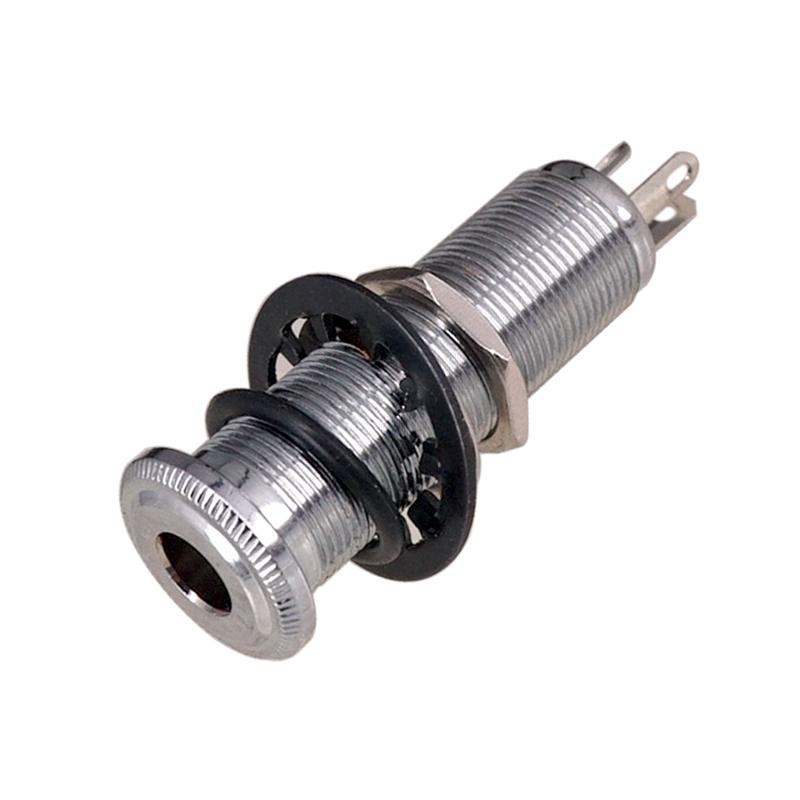 Classy-6.35Mm Brass Threaded Cylinder Bass Guitar Jack Pickup Output Input Plug Socket Electric Guitar Accessories