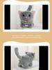Interactive Electronic Kitten Plush Toy: Walks, Meows, and Wags Tail - Perfect Children's Pet Simulation