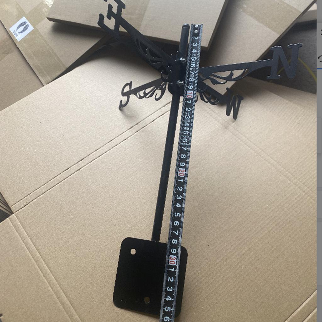 Decorative Iron Weather Vane Weathervane Perfect for Roofs and Outdoor Garden Courtyard Decoration Wind Direction Tool