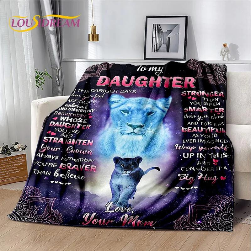 29 Style New Gift To My Son Daughter Grandedaughter Letter  Blanket,Soft Throw Blanket for Home Bedroom Bed Sofa Picnic Cover