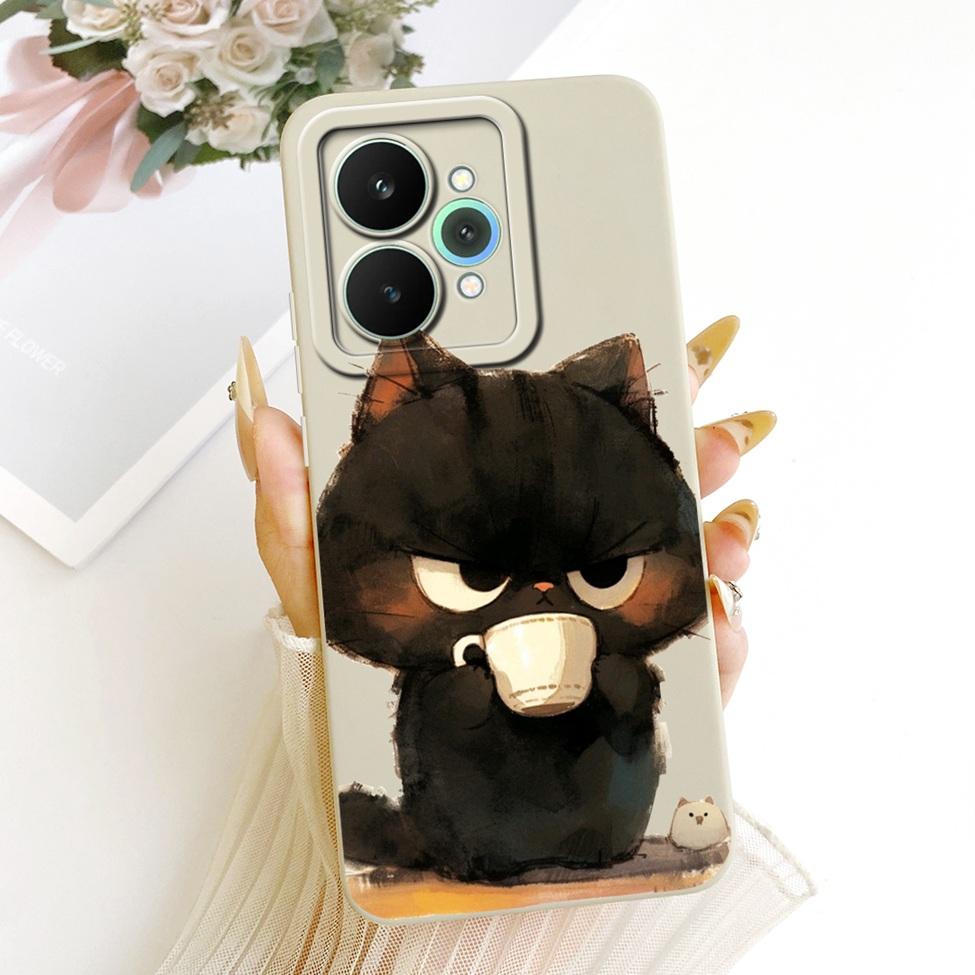 Cover For Realme 15 Pro Casing RMX5101 Silicone Luxury Fashion Flowers Kawaii Cute Painted Shockproof Phone Case