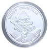 Santa Claus commemorative coins, metal crafts, New Year's wish silver coins, Christmas Eve gifts, Christmas commemorative medals