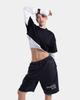 BOXRAW Strike Oversized Crop Long Sleeve T-Shirt Bxrw-W-Osclst [White]
