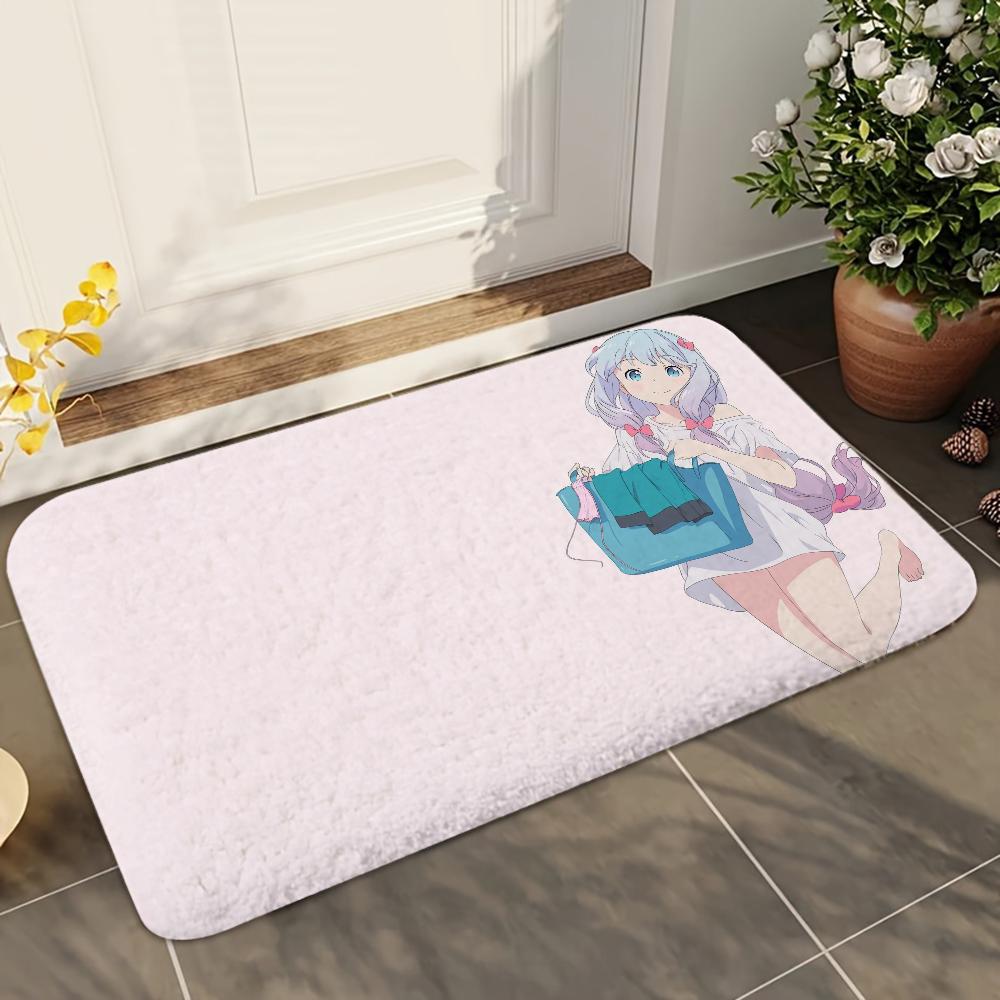 1pc Anime Izumi Sagiri Bathroom Absorbent Mats Anti-Slip Mats Home Decor Supplies Carpets Home Kitchen Floor Mats