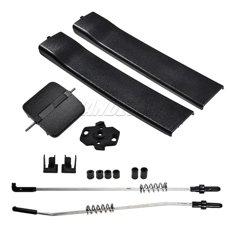 For VW T5/T6 7H 7J Caravelle New Left Right Side Sliding Window Glass Latch Cover Repair Set 7H0847773 7H0847790 Car Accessories