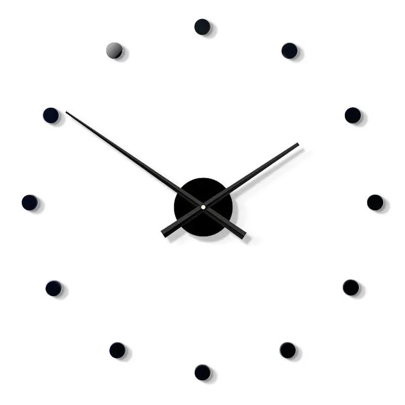 

Creative Wall Clock Stickers Modern Brief Retro Wall Clock Living Room Aesthetic Kitchen Design Clocks Luxury Home Decoration 20 Inch