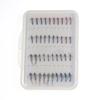 40PCS/Box Fishing Fly Set Nymph Midge Bead Head Larvae Pupa Stonefly for Trout Fly Fishing