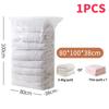 1-5pc Cubic Vacuum Storage Bags Large Plastic Storage Bags for Storing Clothes Quilt Blankets Compression Empty Bag Cover Travel