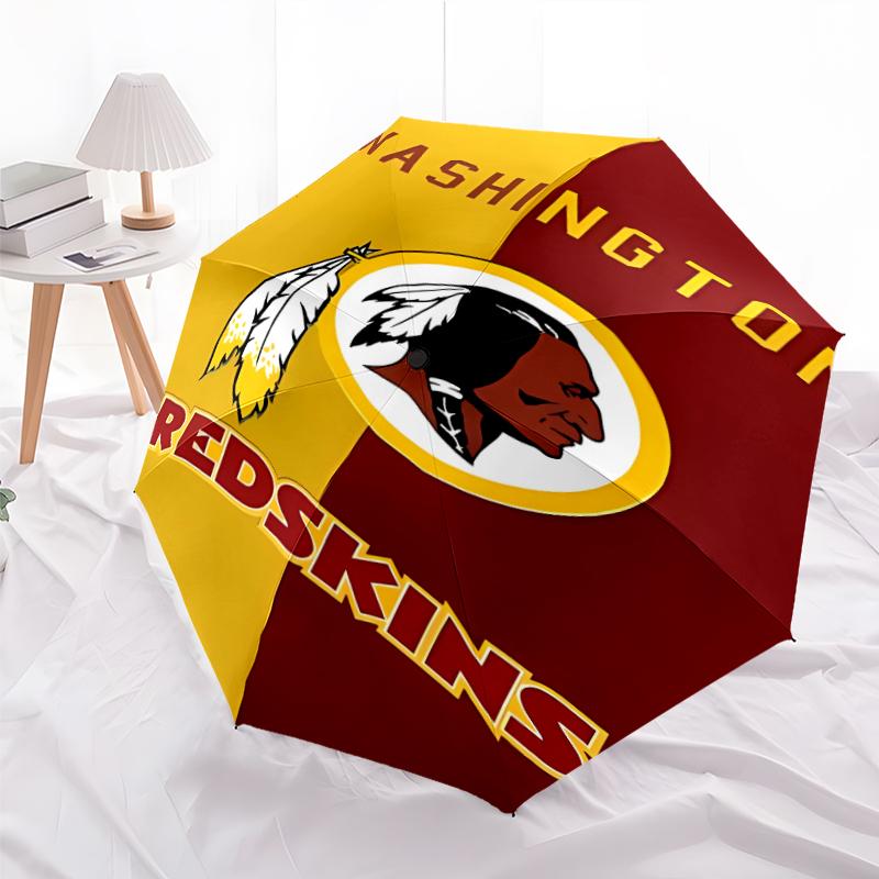 Printed Washington Commanders Folding Umbrella,Outdoor,Leisure,And Travel Umbrella,Durable Umbrella Fabric,Birthday And Holiday Gift