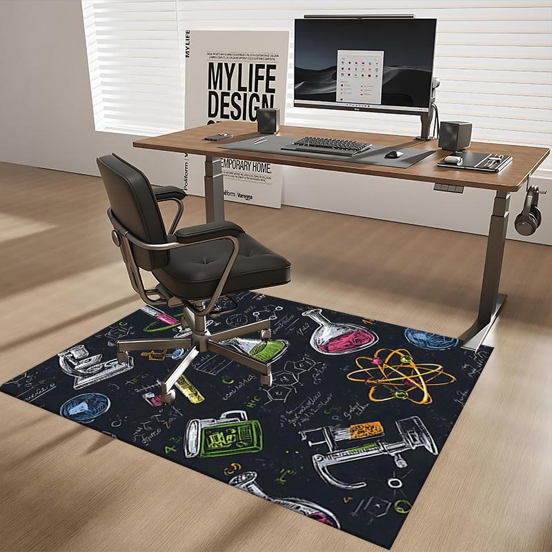 

1pc Anime Cartoon Design Chair Mat - Festival Gift for Office Chairs, Suitable for All Seasons, Perfect for Home Decor, Living Room, Bedroom, Game Roo 60cm by 90cm