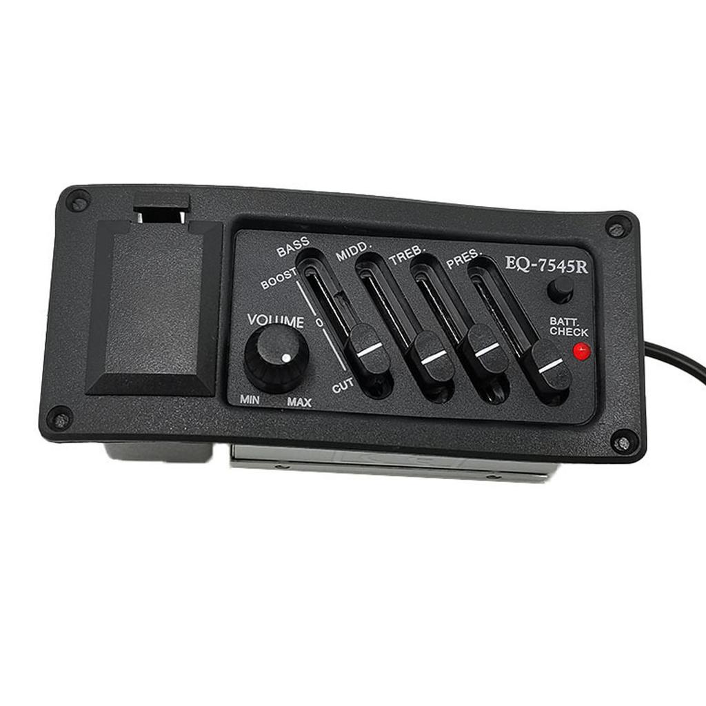 Guitar Box Pickup 4 Band Equalizer Classical Folk Acoustic Parts Instrument Accessories