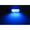 3-SMD Blue LED Strip Lights For Cup Holder Gauge Cluster Glove Box Foot Area