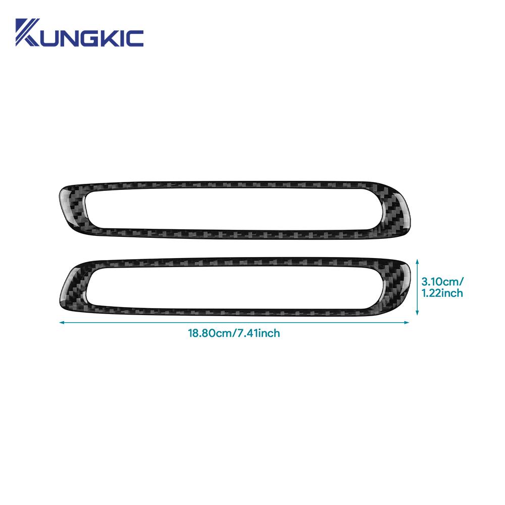 Echter Weicher Karbonfaser-Aufkleber für Mazda 3 Axela 2019 2020 2025 2025 2025 2025 2025 LHD RHD Auto A-Säule Luftauslass Zubehör