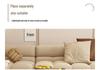Round Cream Iron Art Coffee Table for Small Apartments - Simple, Modern Living Room Style