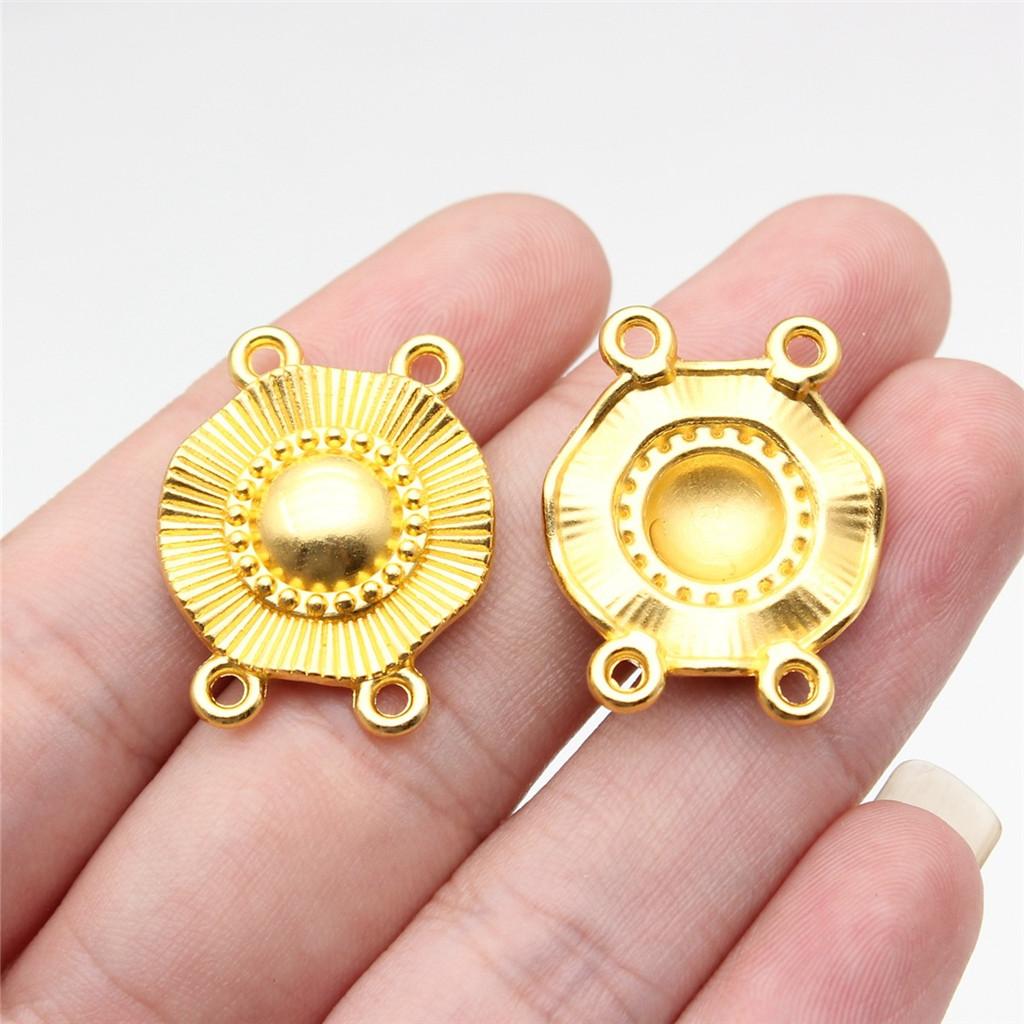 Accessories Parts Four-Hole Necklace Connector Wedding Jewelry Findings TA023