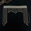 Meier Rhinestone fringed head chain, hair chain, exaggerated personality full diamond stage headdress