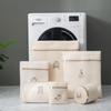 4/6pcs Embroidered Style Laundry Bag Double Layer Thickened Clothes Cleaning Protect Bag Anti-deformation Clothing Organizer