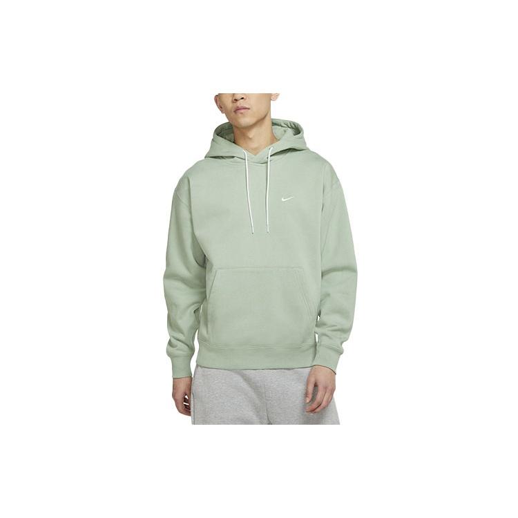 Men's Nike Logo Embroidered Solid Color Fleece Lined Light Green DA0316-006