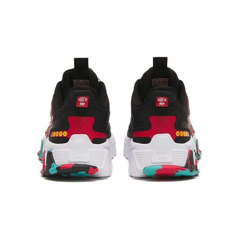 Anta Rabbit Leap Thousand Mountains Non-Slip Wear-Resistant Sports Casual Shoes Kids Sneakers Black Red Green 312318818-10