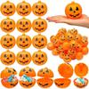 20/40Pcs Halloween DIY Packaging Container Boxes for Halloween Party Halloween Pumpkin Shaped Candy Treat Boxes Gifts Boxes