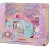 Sylvanian Families Hair Salon Glitter Carriage Room Set Toy Dollhouse for Ages 3 and Up