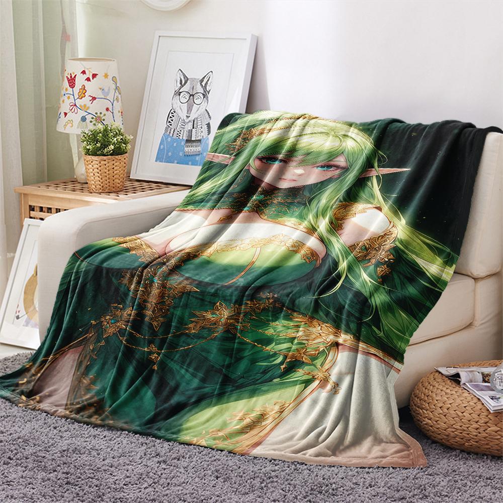 1 Manta de Franela con Estampado de Dibujos Animados, Alta Calidad, Cómoda para Todas las Estaciones, Decoración del Hogar, Calidez y Confort, Perfecta para Regalo de Navidad o Cumpleaños