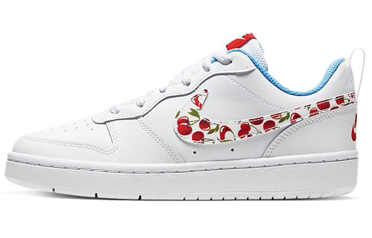 Nike Court Borough Low 2 White Cherry GS CJ2238-100 38