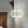 Modern Simple Round Led Chandelier Light Luxury Acrylic Bedroom Pendant Lights Creative Dining Room Hanging Lamp Lustre Fixtures