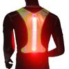 Reflective Running Vest,Thin Night Cycling Safety Vest,High Visibility Battery Powered LED Reflective Vest For Runners Night