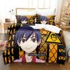 3D Print Bakemonogatari Bedding Set Single Twin Full Queen King Size Bed Set Adult Kid Bedroom Duvetcover Sets Anime Bed Sheet