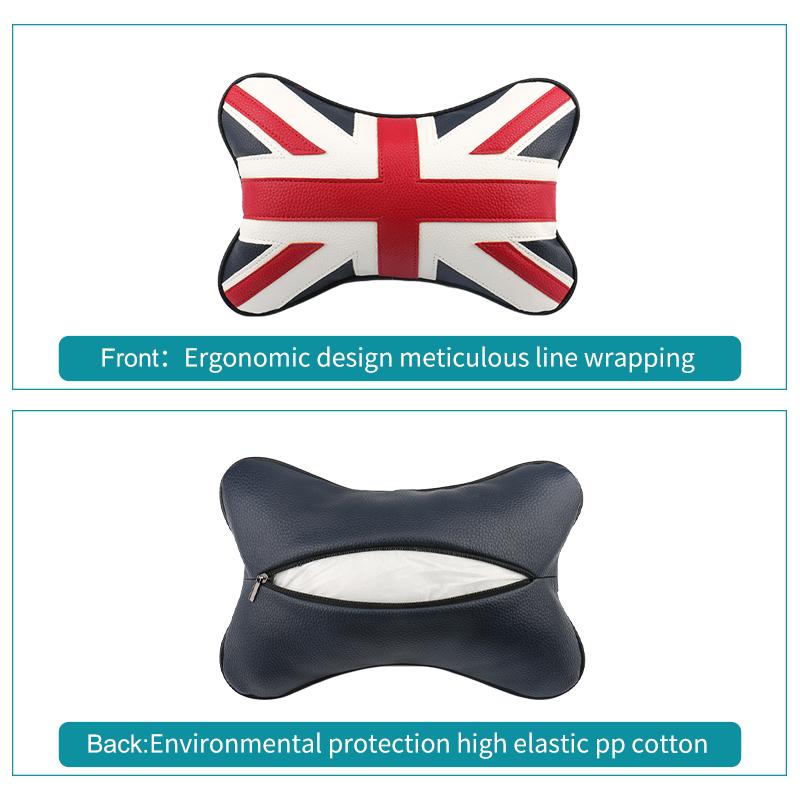 Auto Nackenkissen Autositze Kopfstütze Kissen Für Mini Cooper F56 R56 U25 F55 F60 Universelles Sicherheitsknochenkissen