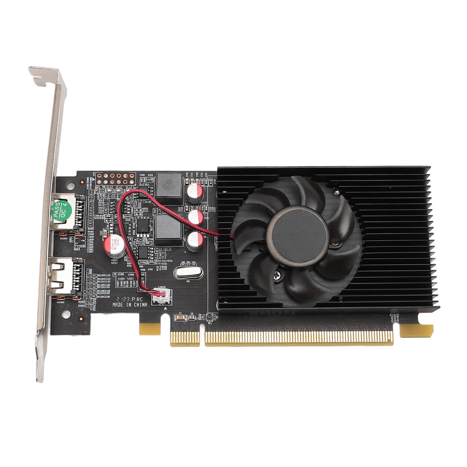 

Відеокарта для ПК Slim 2 ГБ DDR3 Одновентиляторна 64-бітна 650 МГц 533 МГц PCI Express 2.0 X 16 30 Вт Комп ютерна гра
