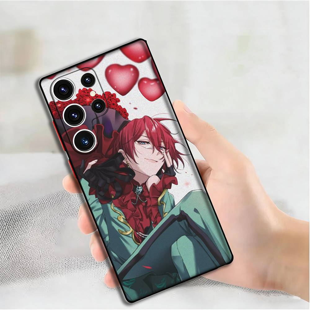 I-Ibara S-Saegusa Kostüm Show Telefon Silikonhülle für Samsung S24,22,20,23,21,20 Ultra Plus Lite 5G Druckabdeckung