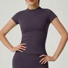 Cross-Border Slim Fit Quick Dry Breathable Yoga T-Shirt