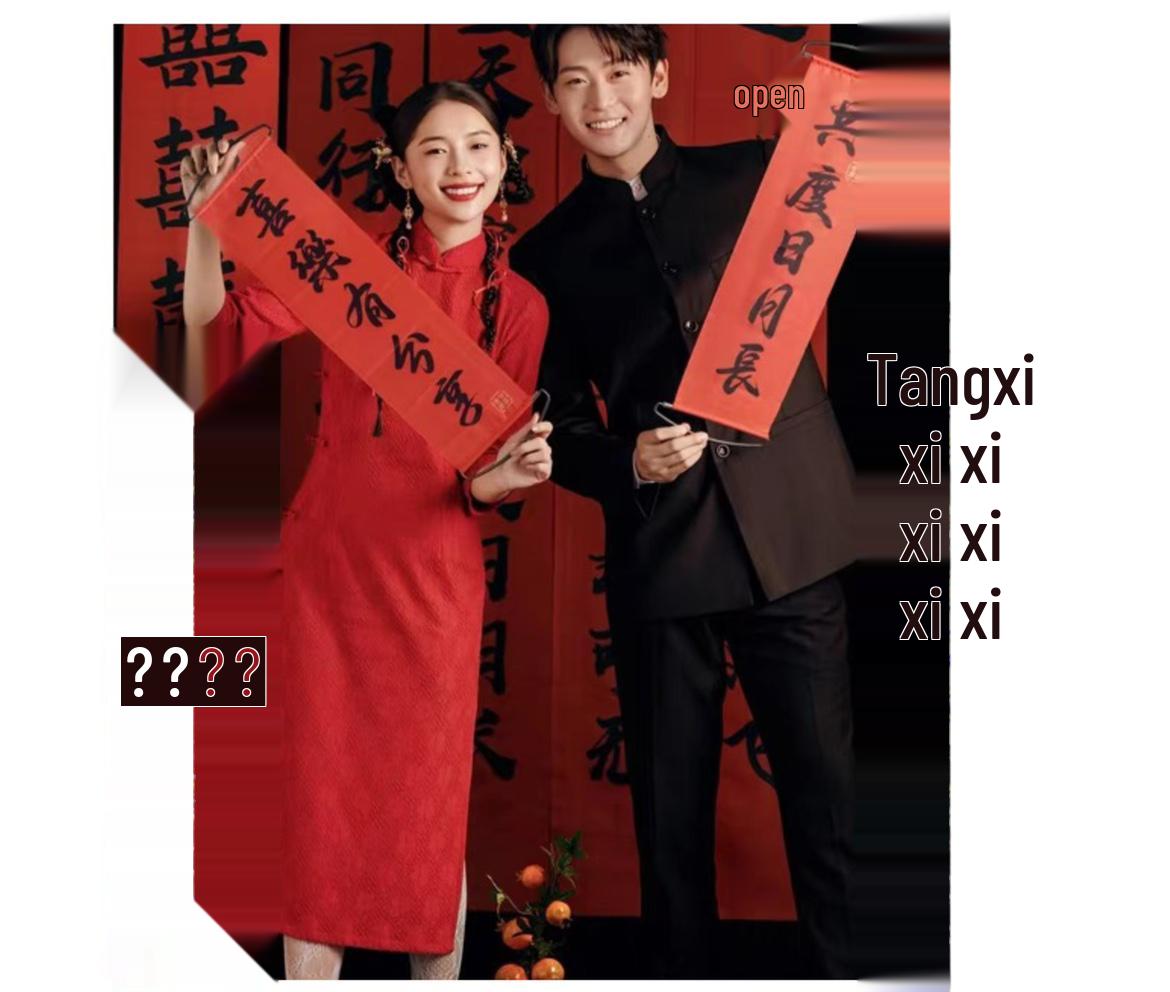 

Retro Chinese Wedding Photography Props: Handheld Peach Blossom & Double Happiness Décor Wedding Photography Props
