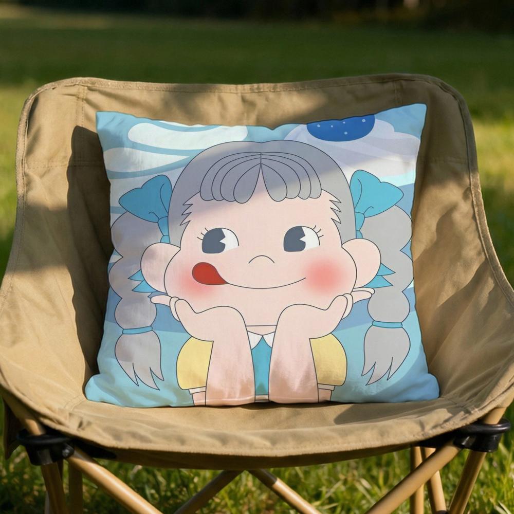 Candy Brand FFujiya Cushion Cover Soft Reversible Durable Pillow Cover MultiScene Use for Home Car Daily Comfort
