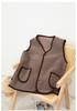 Women's Plus Size Fleece-Lined Lambswool Vest - New Autumn/Winter 2025 Fashion