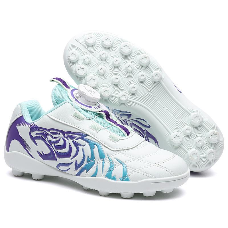Football Shoes Children's Men's and Women's Knob Direct Sales Training Artificial Grass Low-top Sports Shoes 2025 Long Nails One Piece Factory
