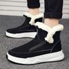 2025 Neue Herbst-Winter-Schuhe für Herren Warm Lässig Rutschfest Schneestiefel Modische Plüsch High Top Herren Baumwollschuhe Botas Hombre
