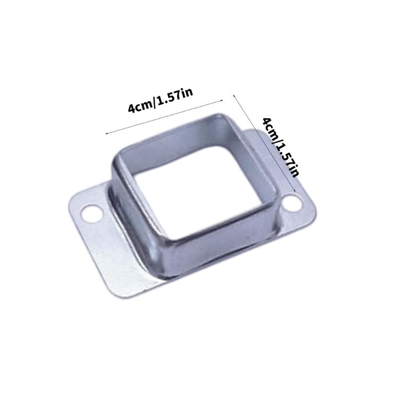 Fence Wall Mount Bracket Replacement Double Flange Square Brackets Deck Fence Wall Mount Rail End Bracket Connector