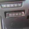 2 pcs Carbon Fiber Grain ABS Headlight Switch Cover for Car Interiors