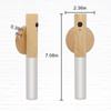 LED USB Magnetic Wood Trådløst Nattlys Korridorer Verandalys PIR Bevegelsessensor Vegglys Skaplampe